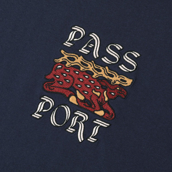 Pass~Port - Antler Tee - Navy