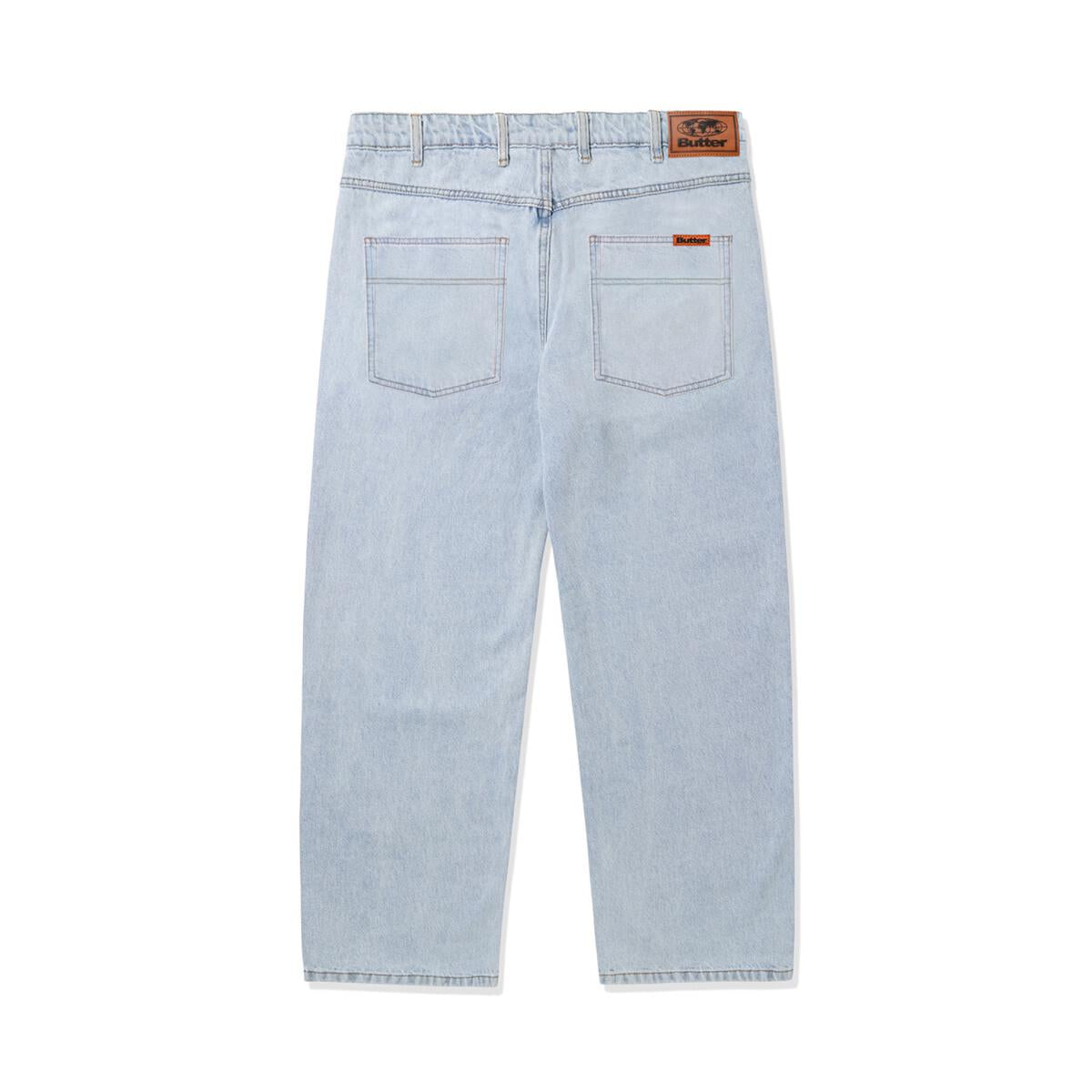 Butter Goods Relaxed Denim Jeans - Light Blue