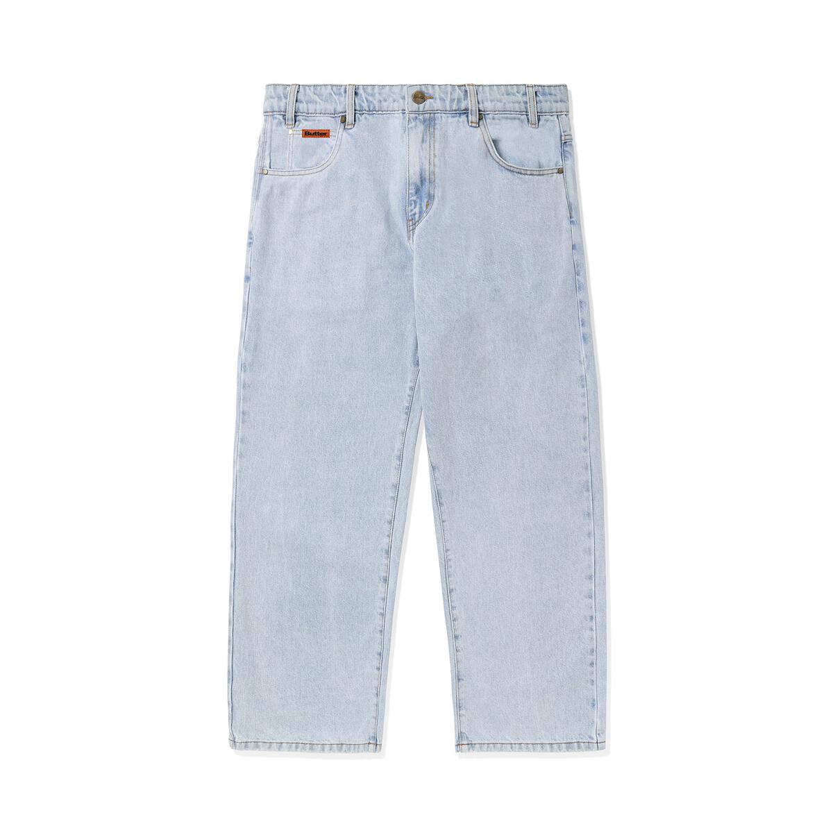 Butter Goods Relaxed Denim Jeans - Light Blue