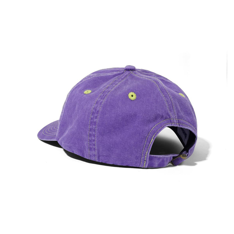 Butter Goods Rounded Logo 6 Panel Cap - Purple