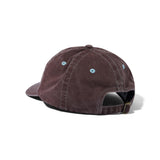 Butter Goods Rounded Logo 6 Panel Cap - Redwood