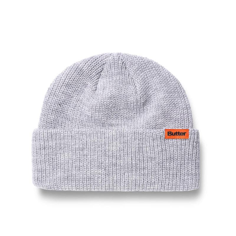 Butter Goods Tall Wharfie Beanie - Ash