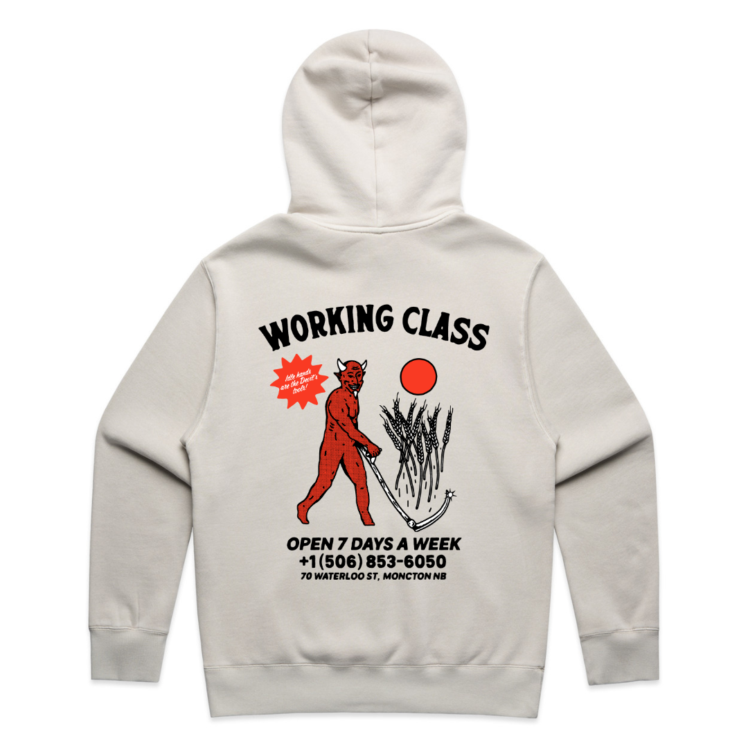 Working Class Wheat Demon Hood - Faded Bone