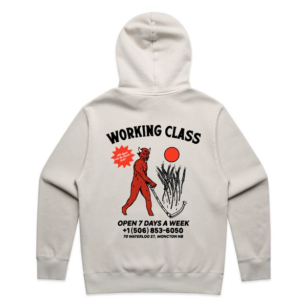 Working Class Wheat Devil Hood - Faded Bone