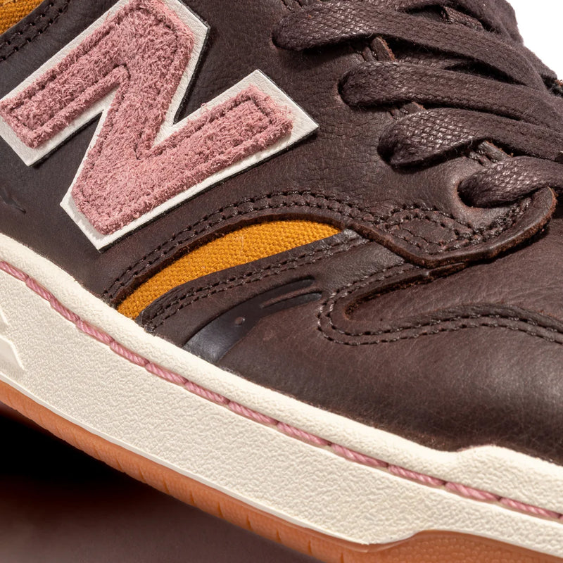 New Balance Numeric 480 - Brown with pink