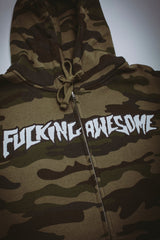 Fucking Awesome Stamp Logo Zip Hoodie - Camo