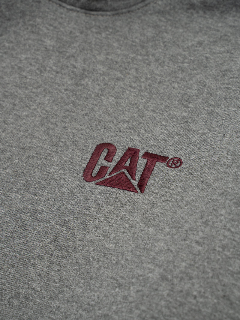 Cat WWR Logo Hoodie - Heather Grey