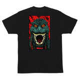 Santa Cruz Godzilla Destroyer Stripes T-shirt - Black