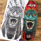 Santa Cruz Godzilla Destroyer Deck - 11" x 32"