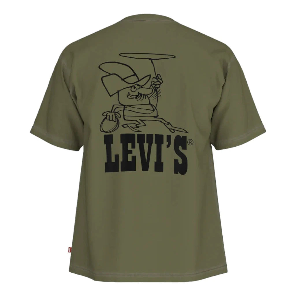 Levi's Vintage Fit Graphic Tee - Archival Mountaineer - Capulet Olive