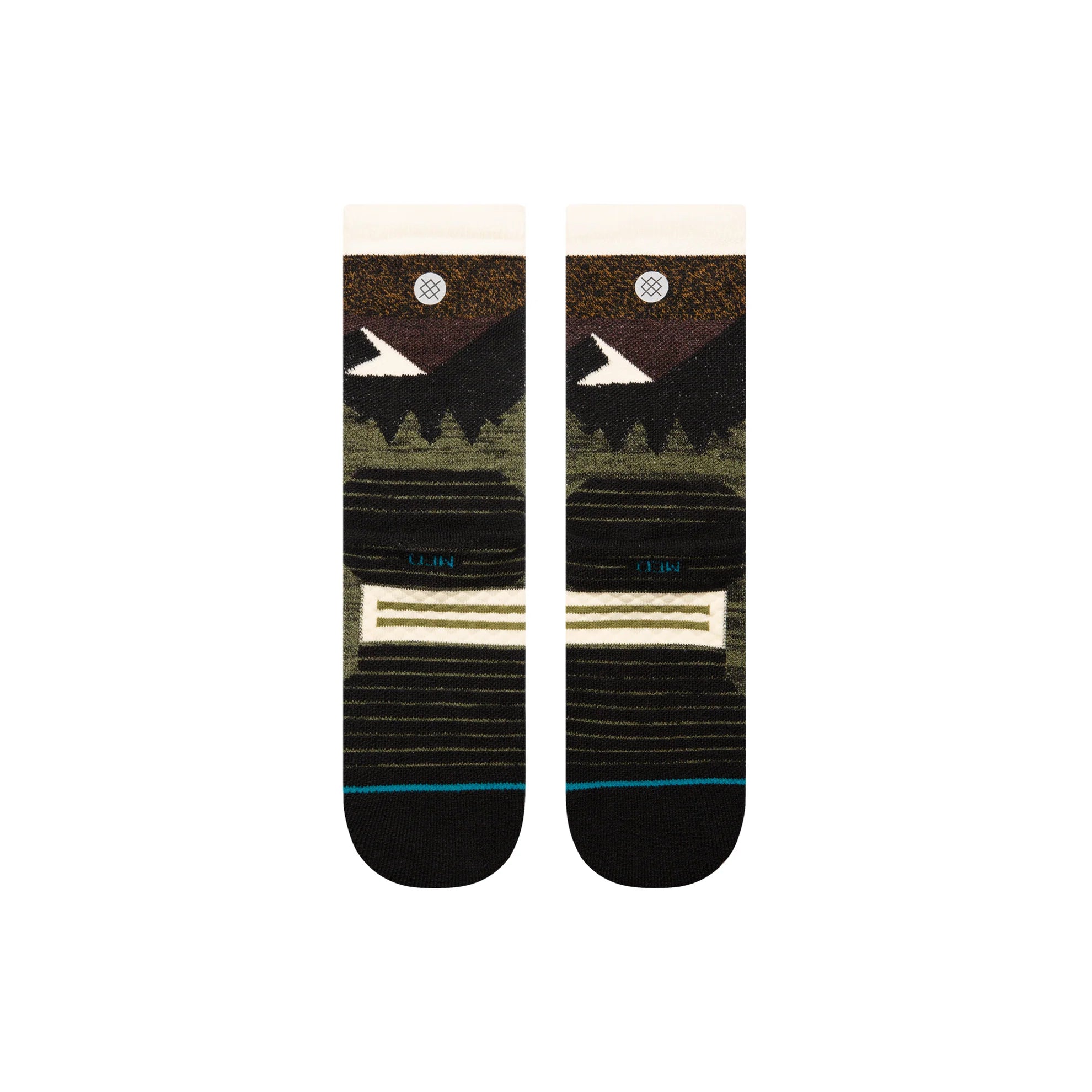 Stance Mid Wool Crew Socks - Olive