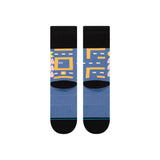 Stance x Pac-Man Power Pellet Crew Sock - Blue
