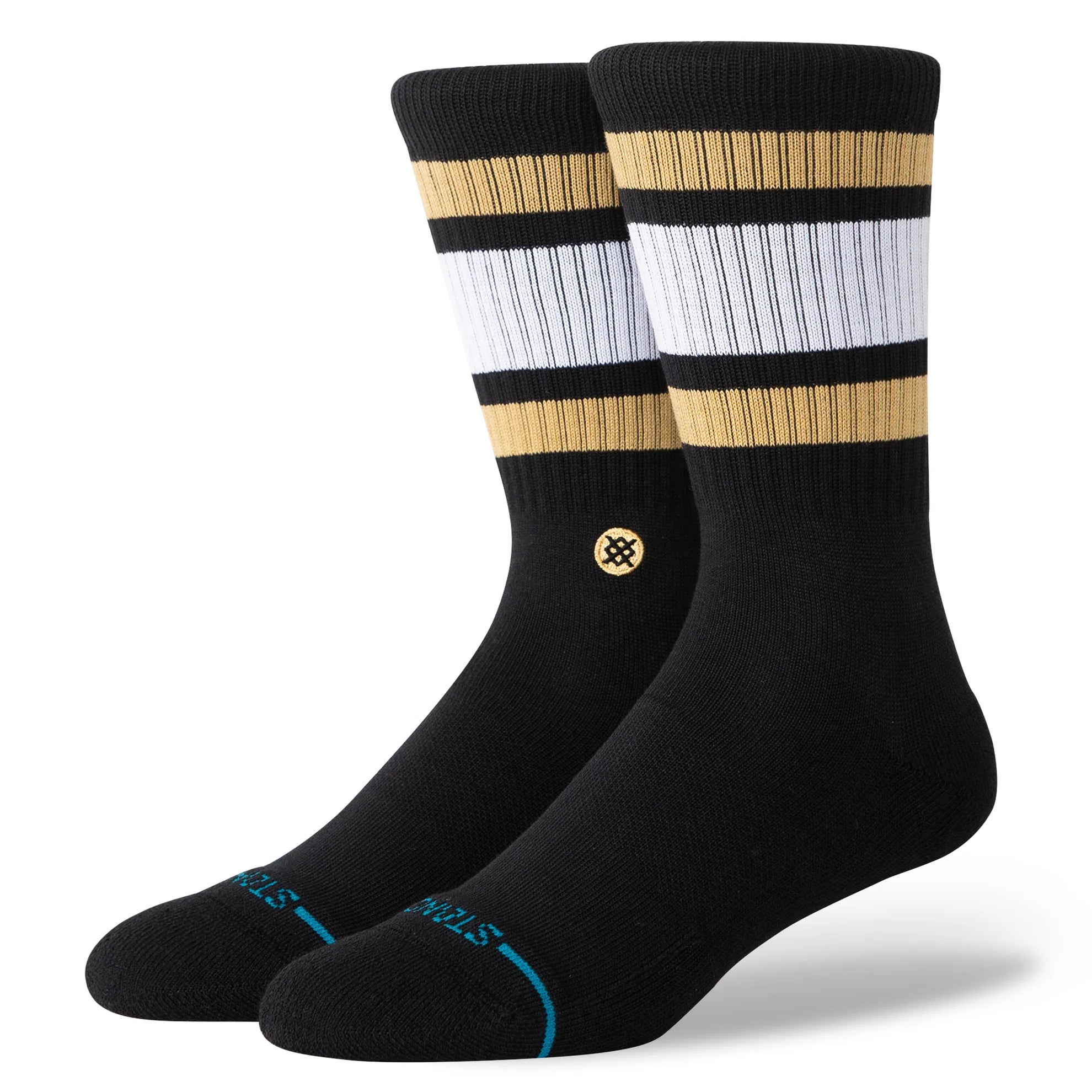 Stance Boyd Crew Socks - Black/Brown