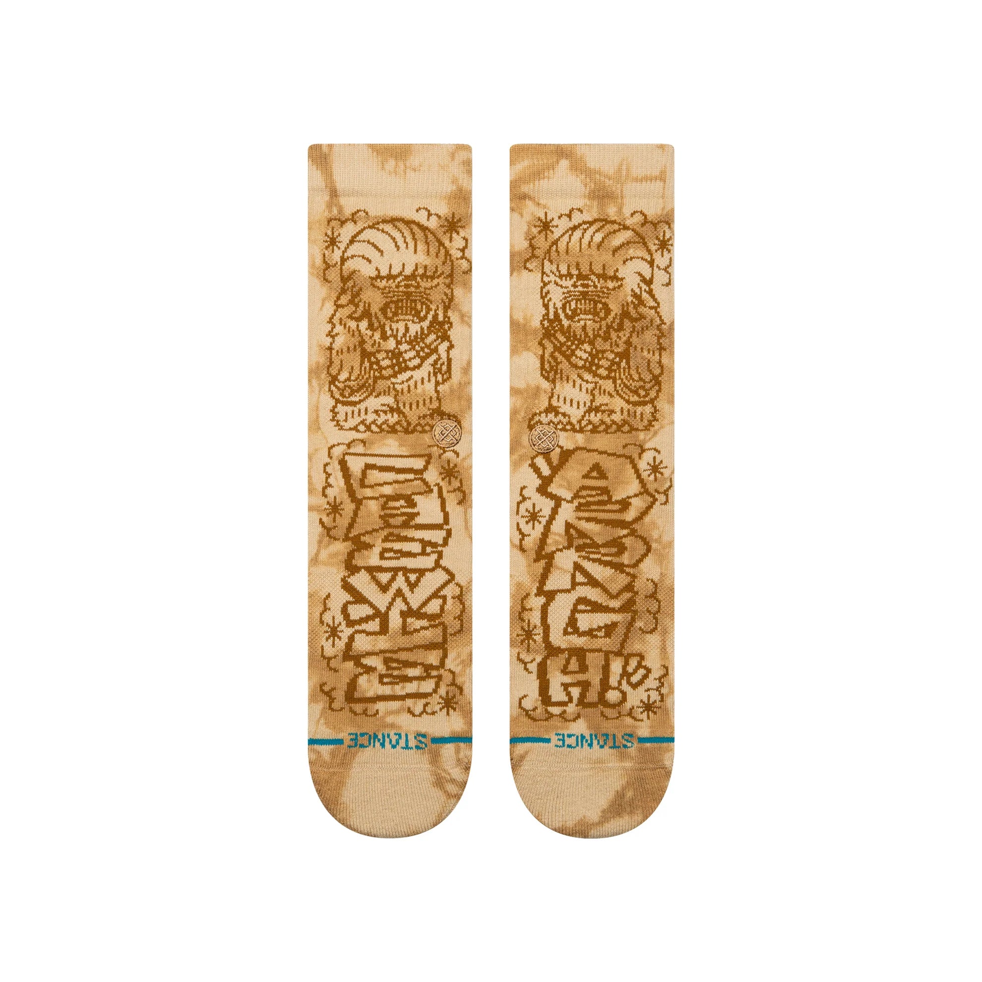 Stance x Star Wars By DJ Javier Chewie Crew Socks - Sand