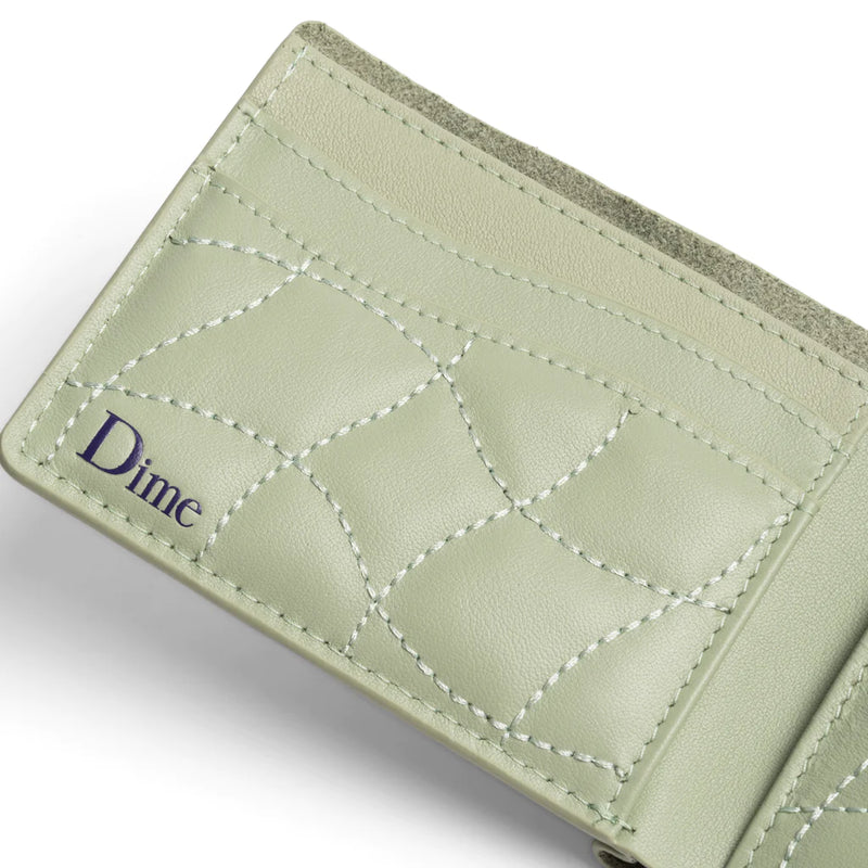 Dime Quilted Bifold Wallet - Sage