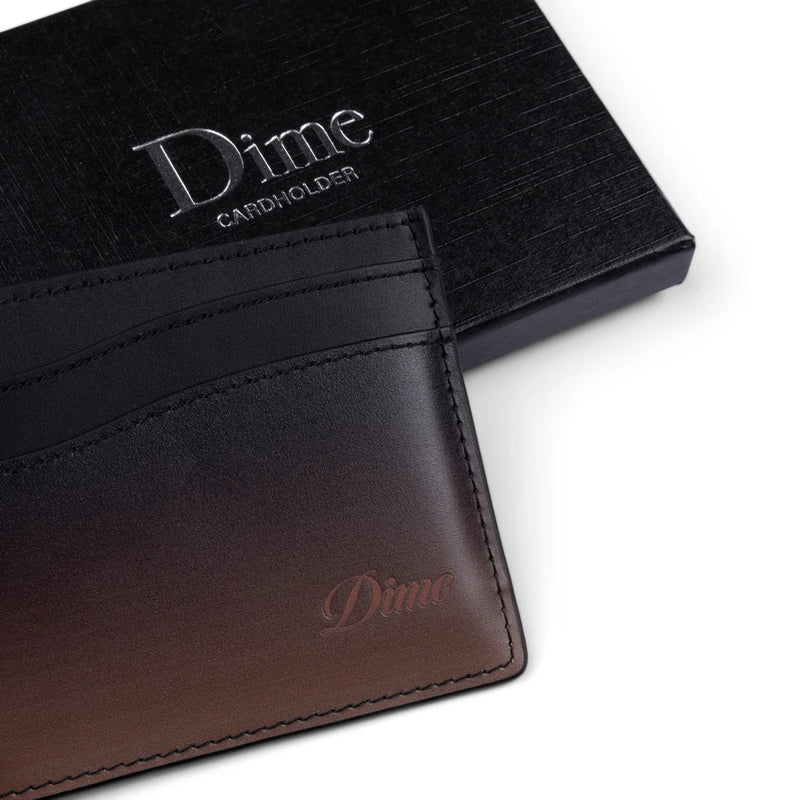 Dime Cursive Gradient Cardholder - Copper