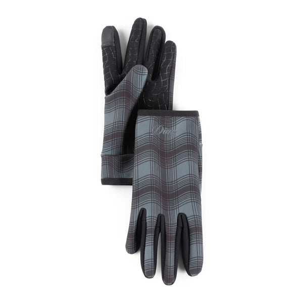 Dime City Plaid Gloves - Charcoal