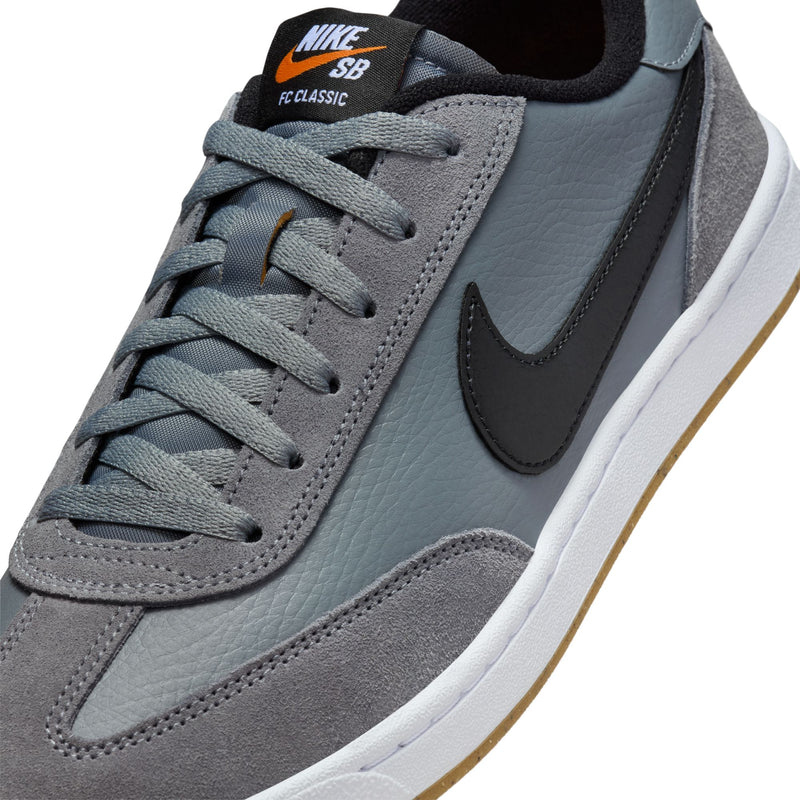 Nike SB FC Classic - COOL GREY/BLACK-WHITE-VIVID ORANGE