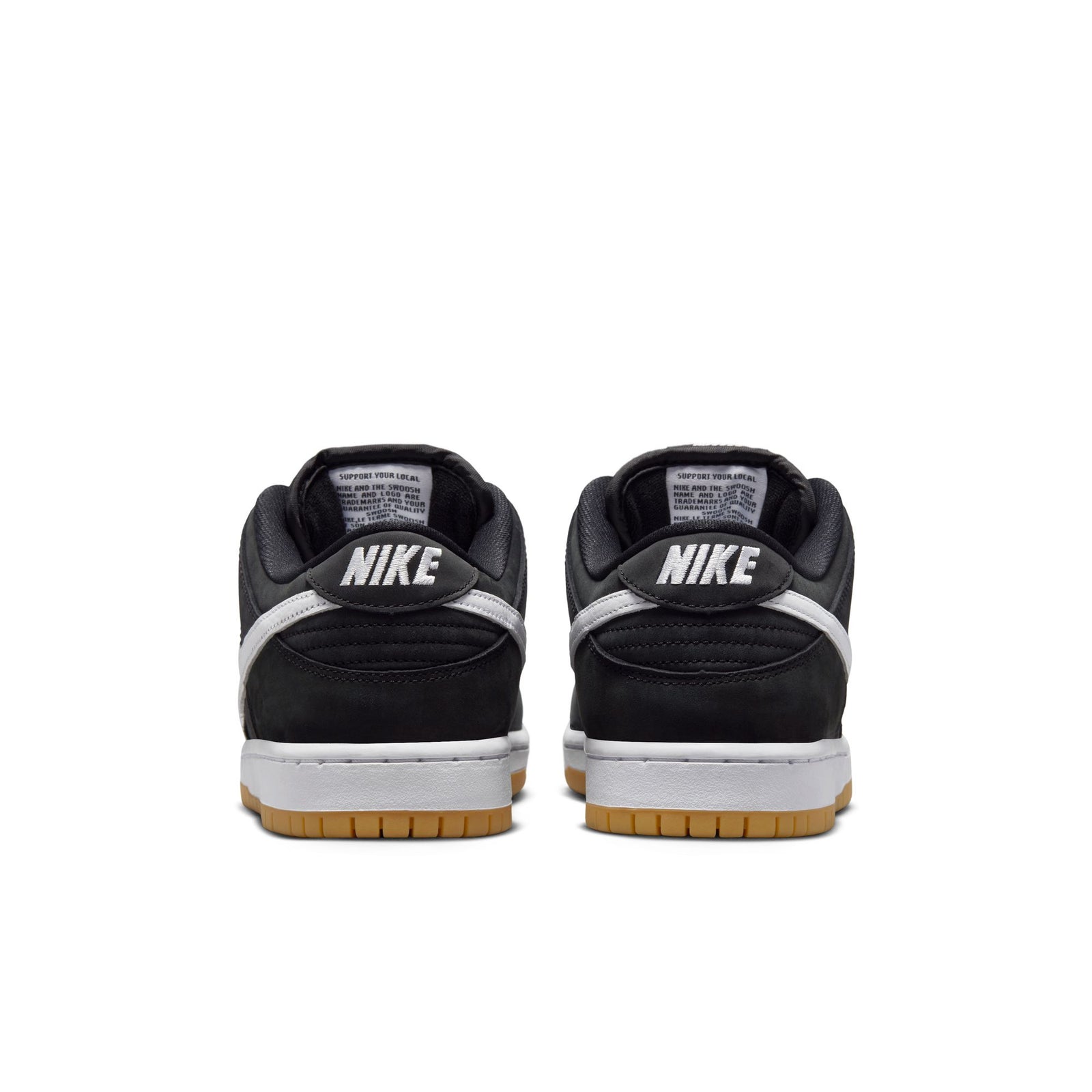 Nike SB Dunk Low Pro AA - Black/White-Black-Gum Light Brown – Working Class