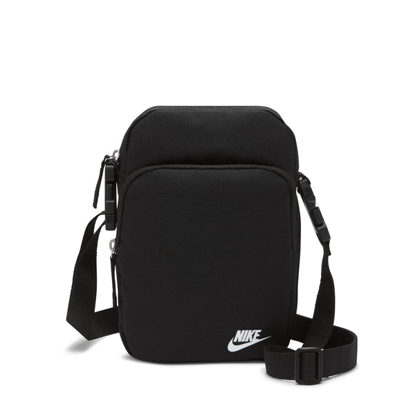 NIKE HERITAGE CROSSBODY BAG - BLACK/WHITE