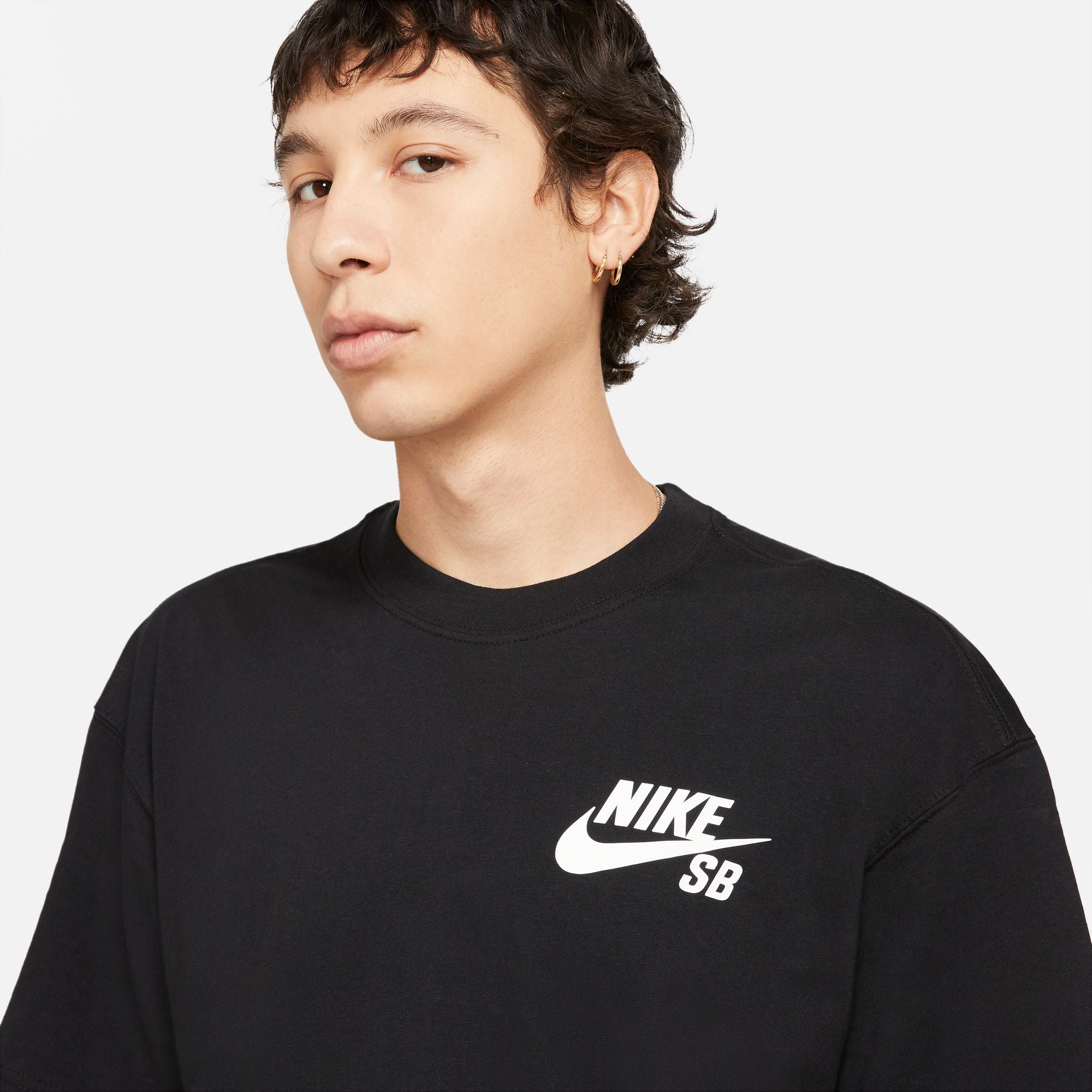 Nike SB Logo Skate T-shirt - Black/White