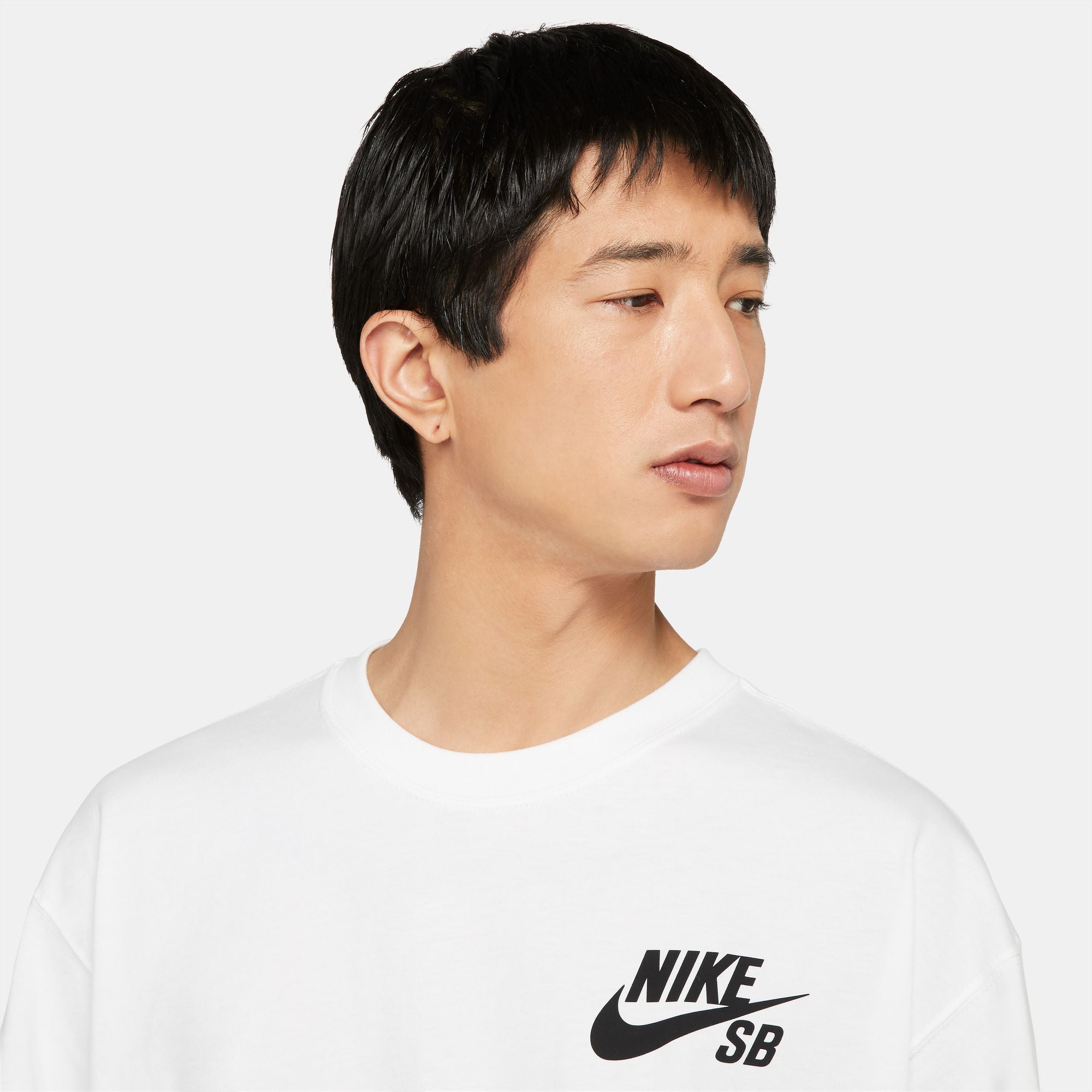 Nike SB Logo Skate T-shirt - White/Black