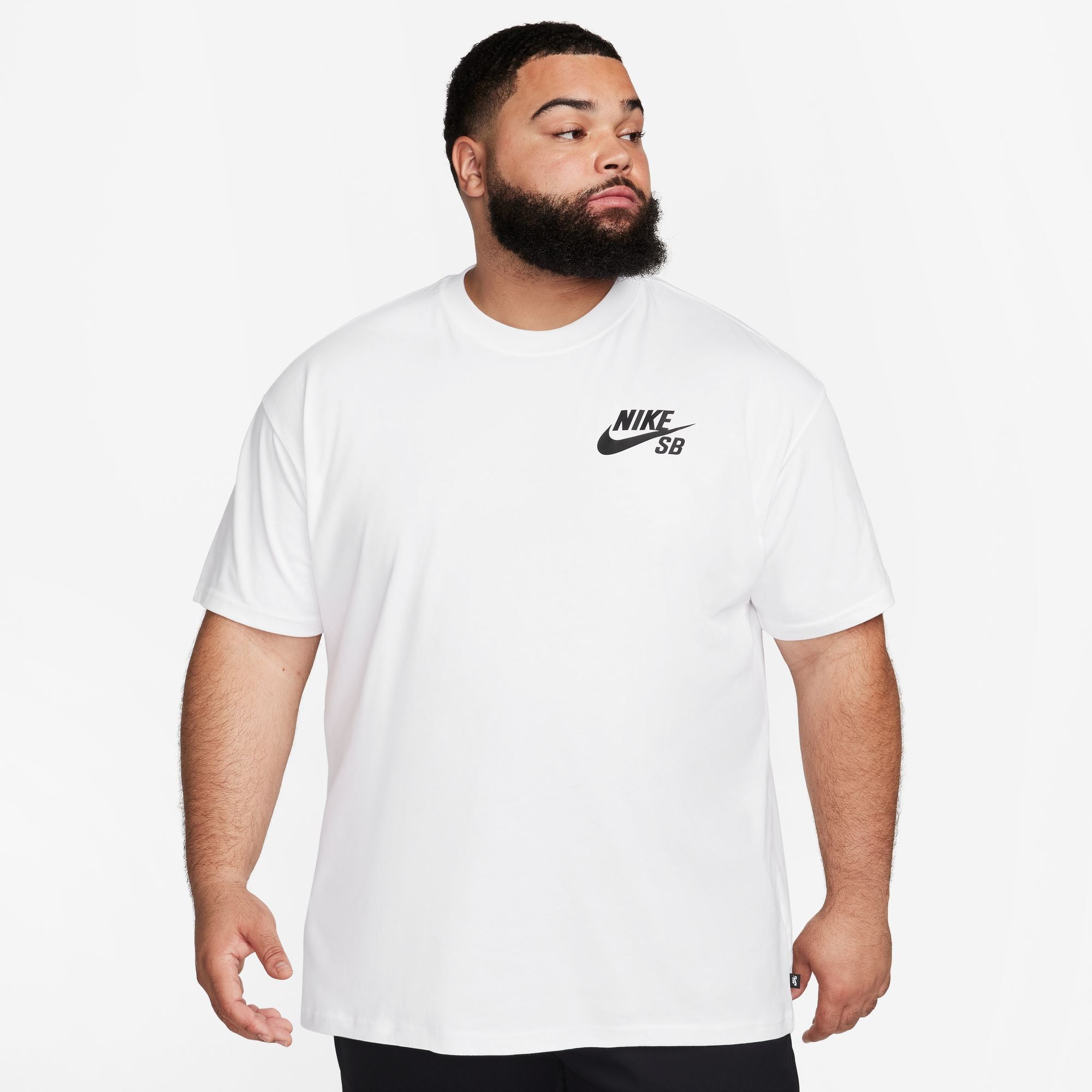 Nike SB Logo Skate T-shirt - White/Black