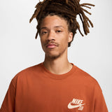 Nike SB Logo Skate T-shirt - Dark Russet