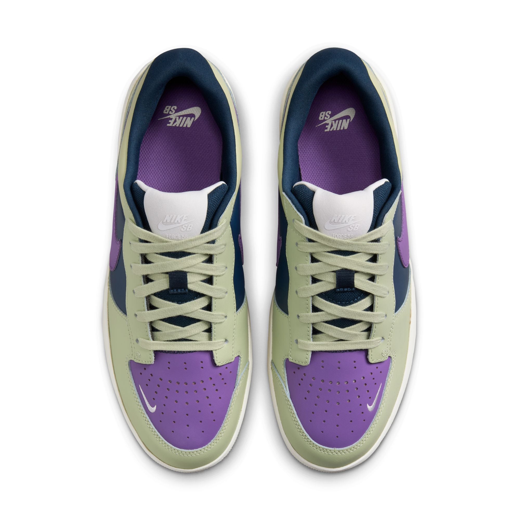 Nike SB Force 58 Premium - Olive Aura/Black Raspberry-Armory Navy