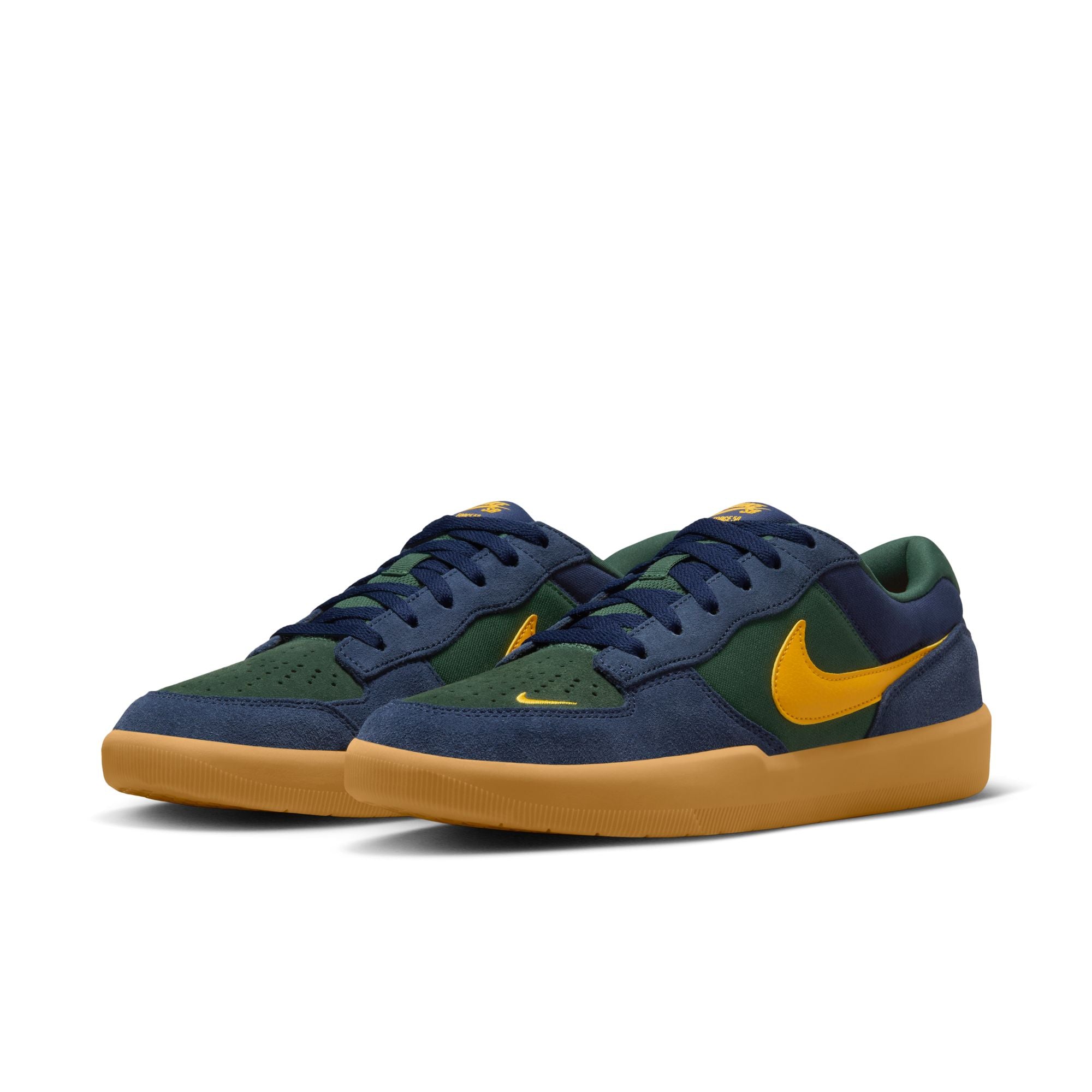 Nike SB Force 58 - MIDNIGHT NAVY/UNIVERSITY GOLD-FIR