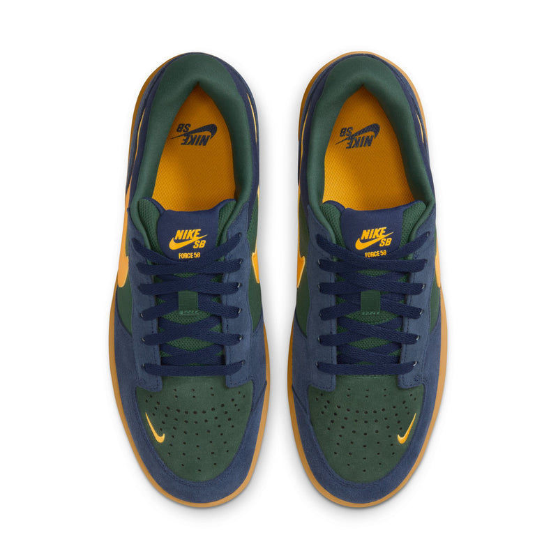 Nike SB Force 58 - MIDNIGHT NAVY/UNIVERSITY GOLD-FIR