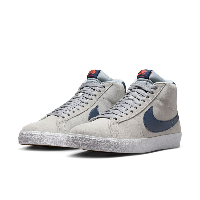 Nike SB Zoom Blazer Mid - Wolf Grey/Midnight Navy-Cosmic Clay