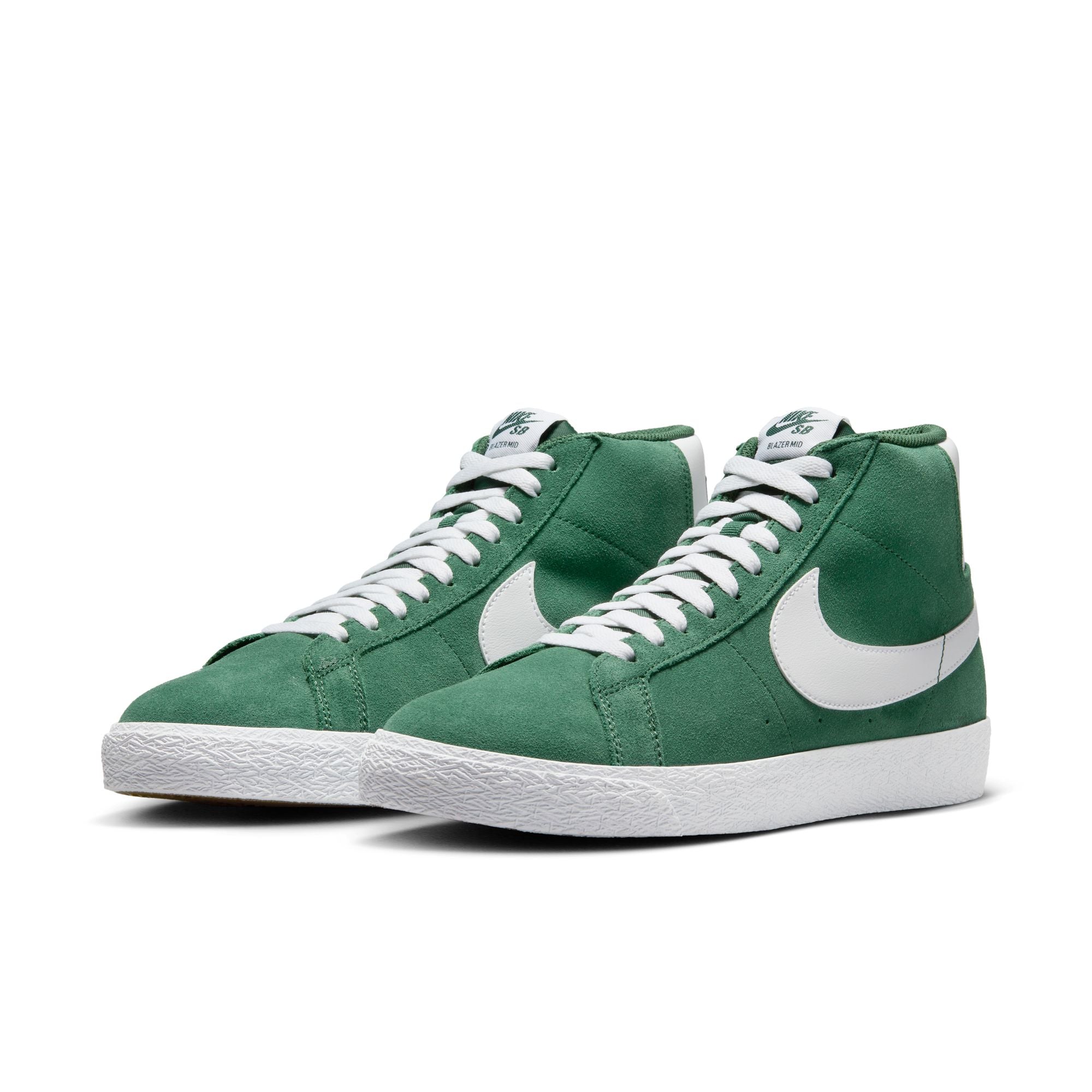 NIKE SB ZOOM BLAZER MID - FIR/WHITE-FIR-WHITE