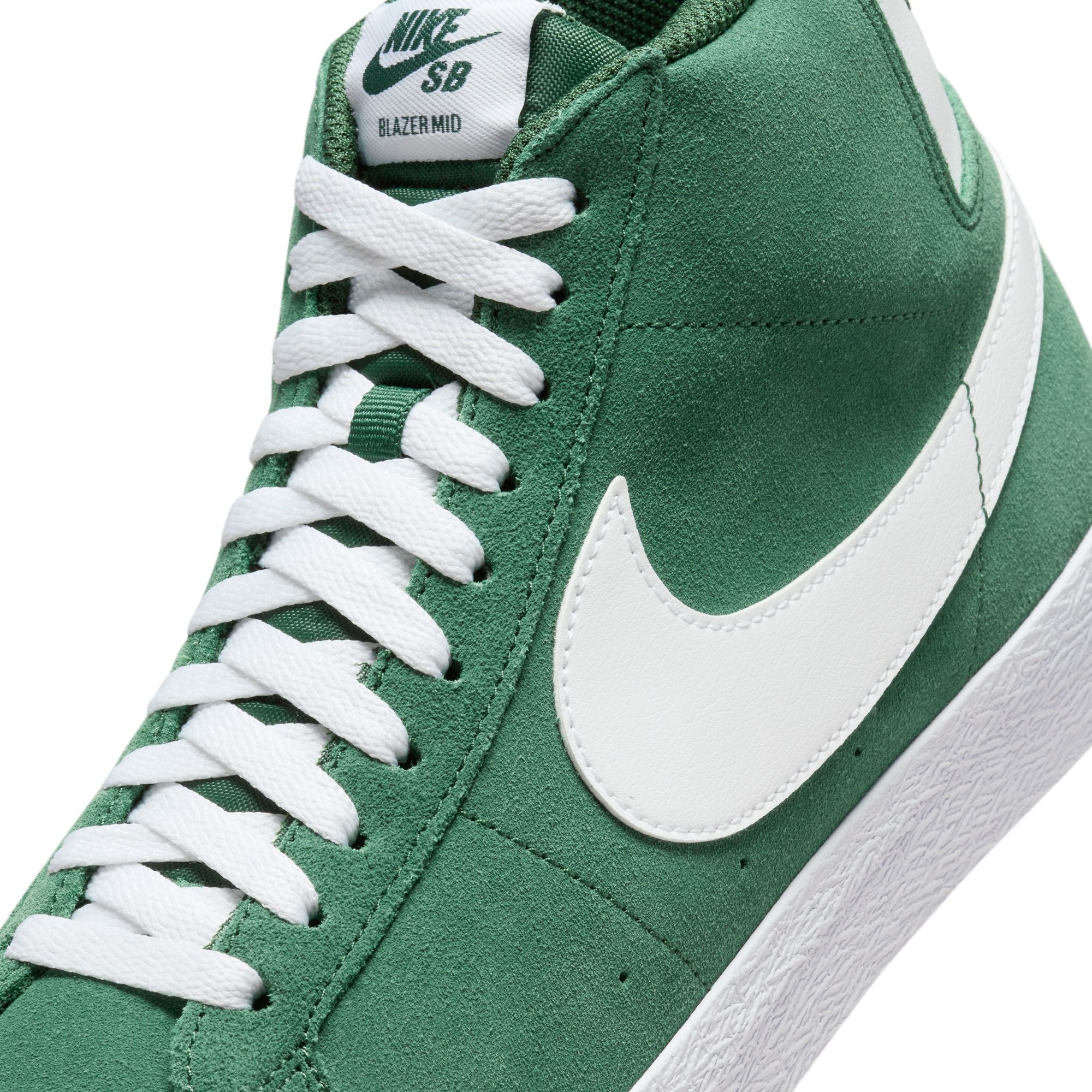 NIKE SB ZOOM BLAZER MID - FIR/WHITE-FIR-WHITE