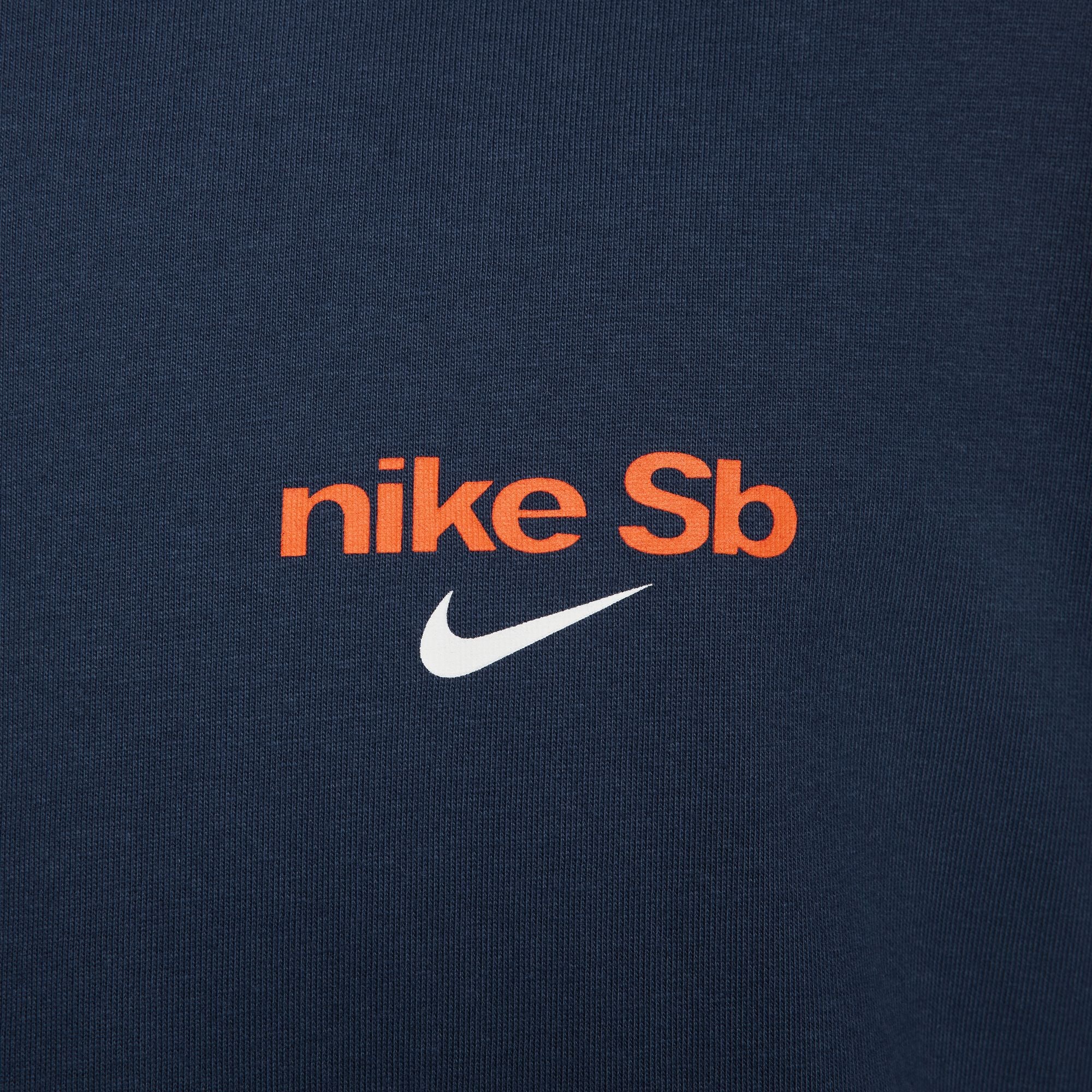 Nike SB Stack Logo T-Shirt - Midnight Navy