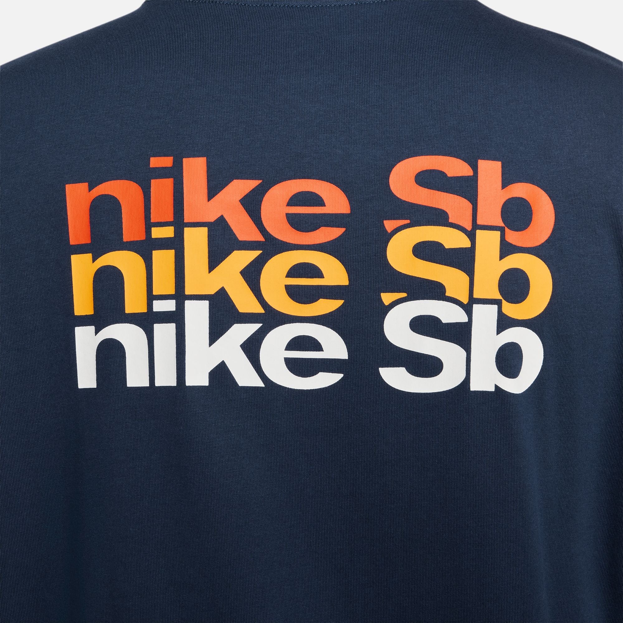 Nike SB Stack Logo T-Shirt - Midnight Navy