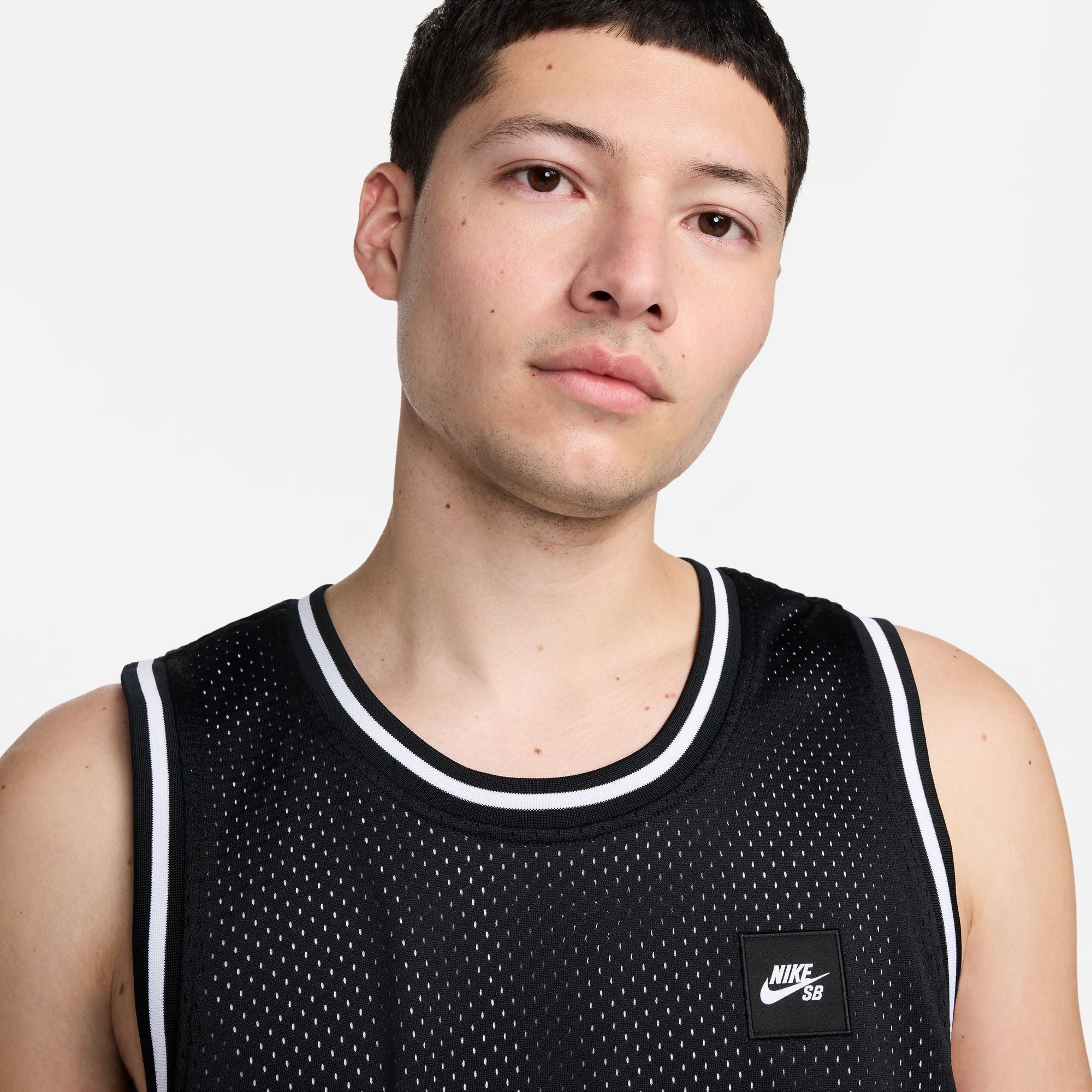 Nike SB Basketball Skate Jersey - Black/White (Reversible)