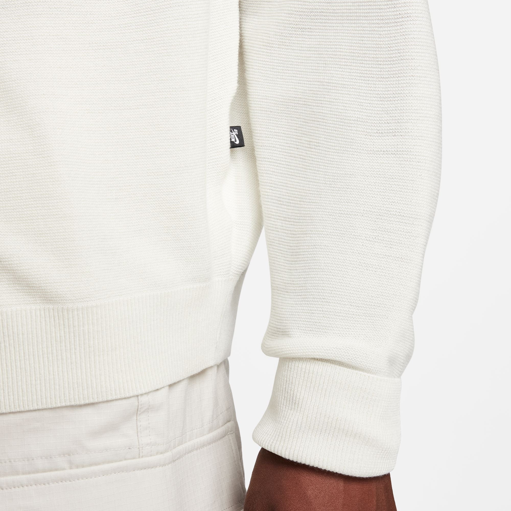 Nike SB Skate Cardigan - Light Bone/White