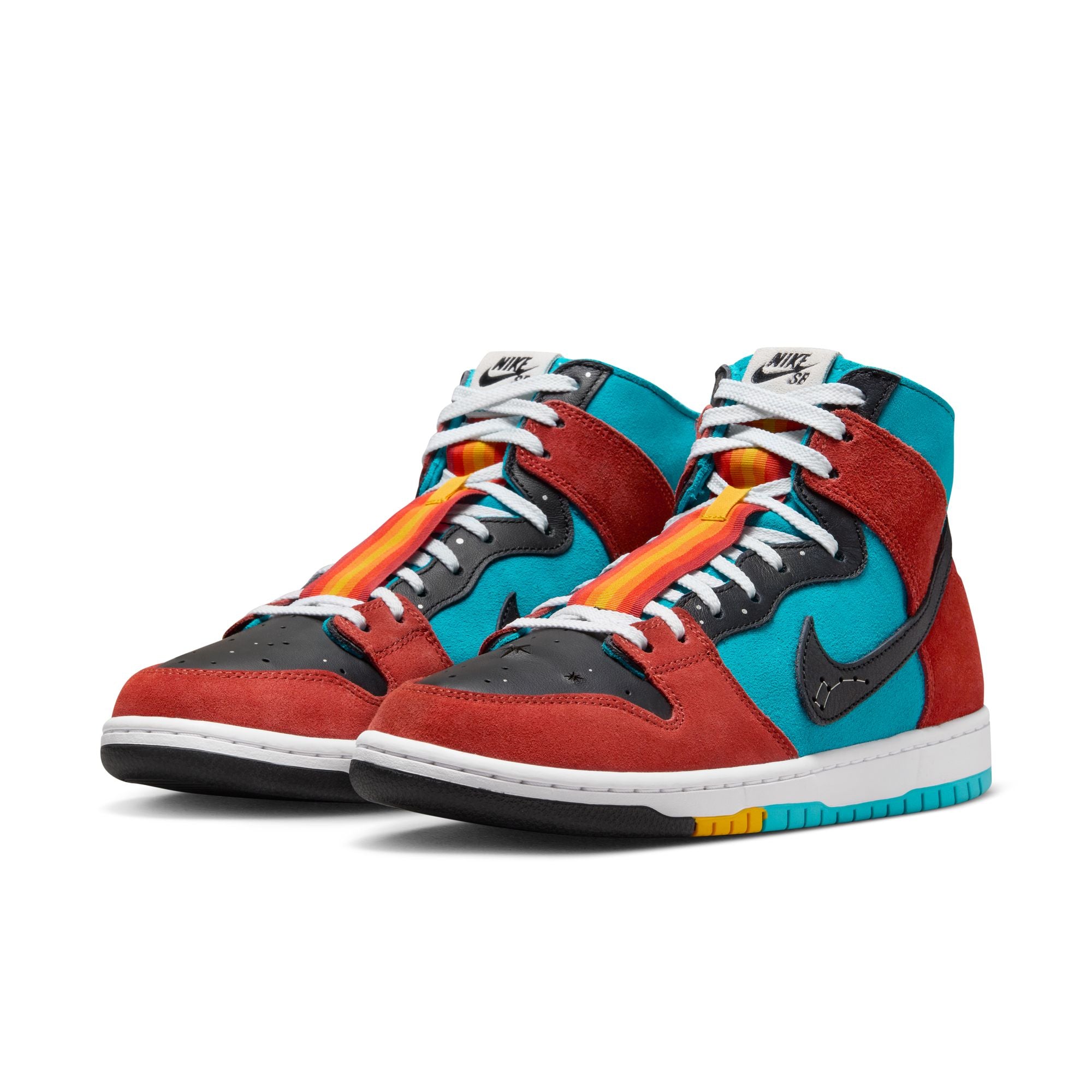 NIKE SB DUNK HIGH DECON - TURQUOISE BLUE/BLACK-RUGGED ORANGE