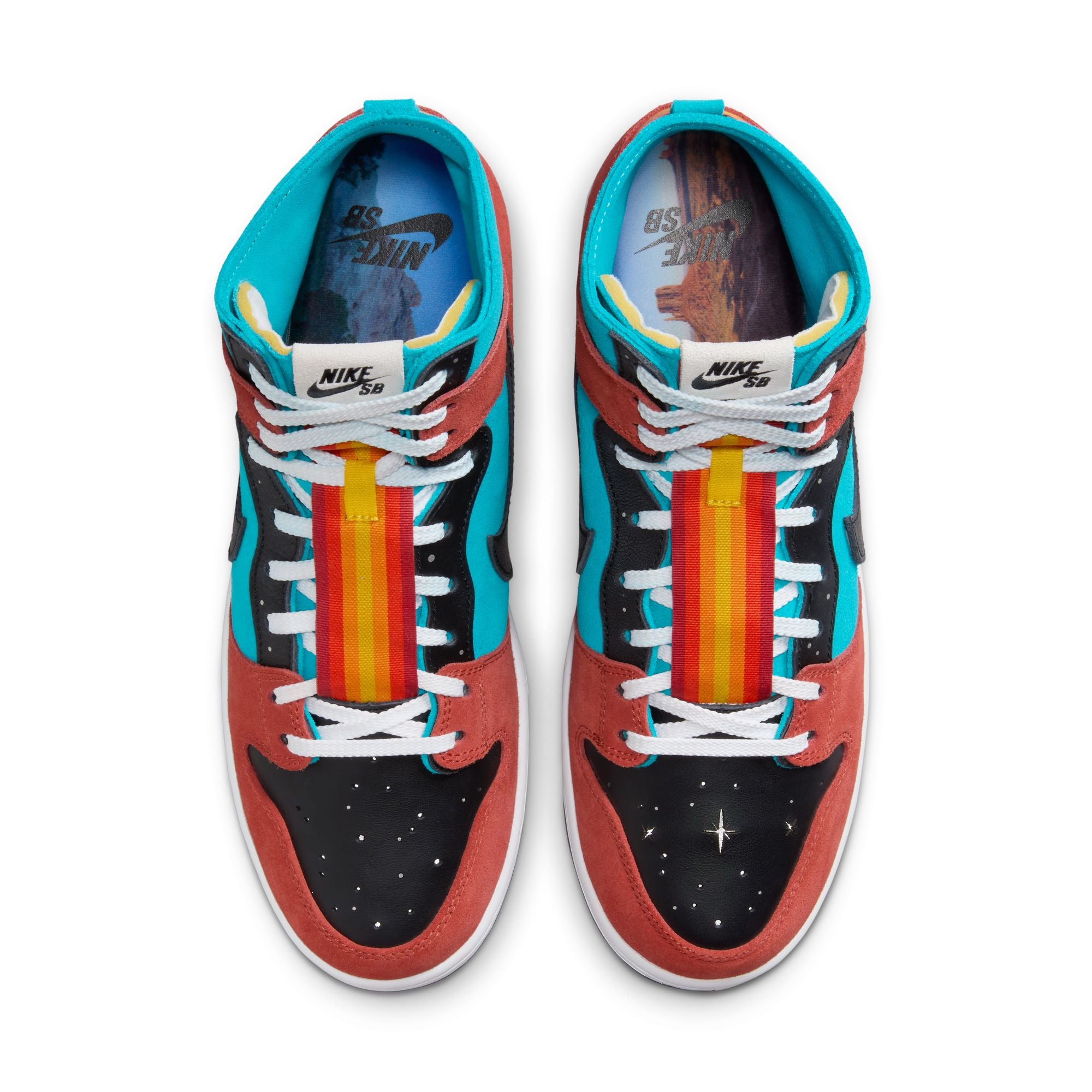 NIKE SB DUNK HIGH DECON - TURQUOISE BLUE/BLACK-RUGGED ORANGE