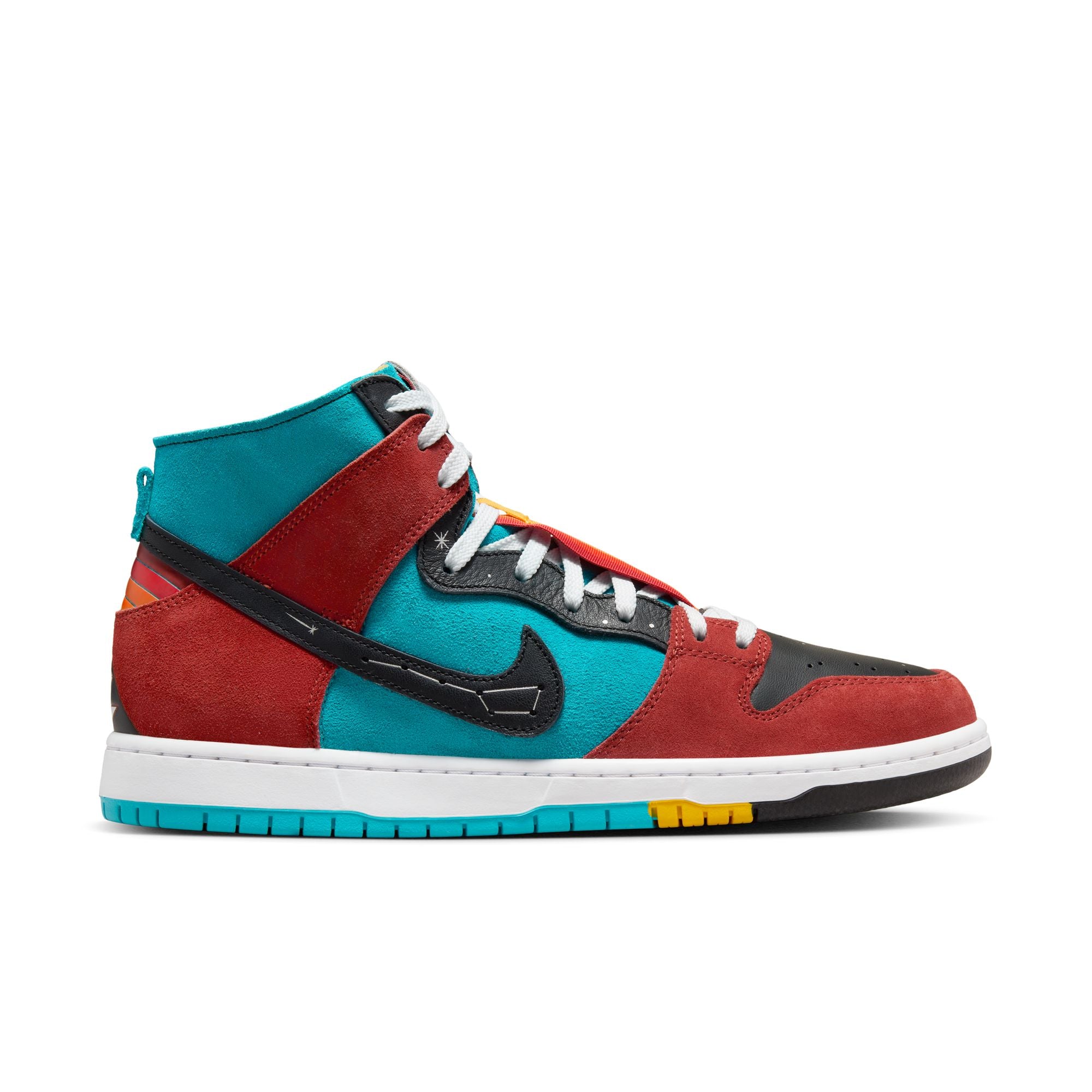 NIKE SB DUNK HIGH DECON - TURQUOISE BLUE/BLACK-RUGGED ORANGE