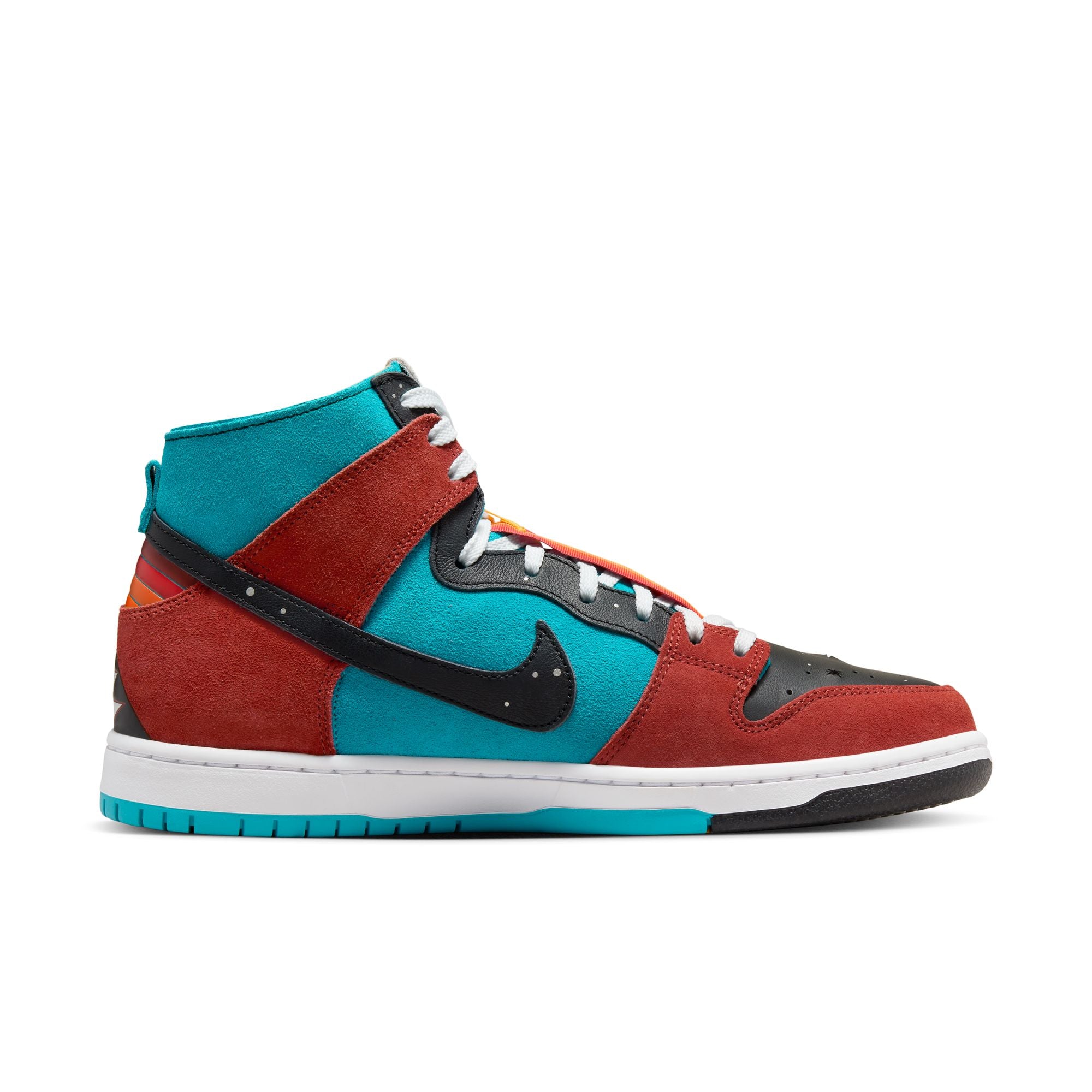 NIKE SB DUNK HIGH DECON - TURQUOISE BLUE/BLACK-RUGGED ORANGE