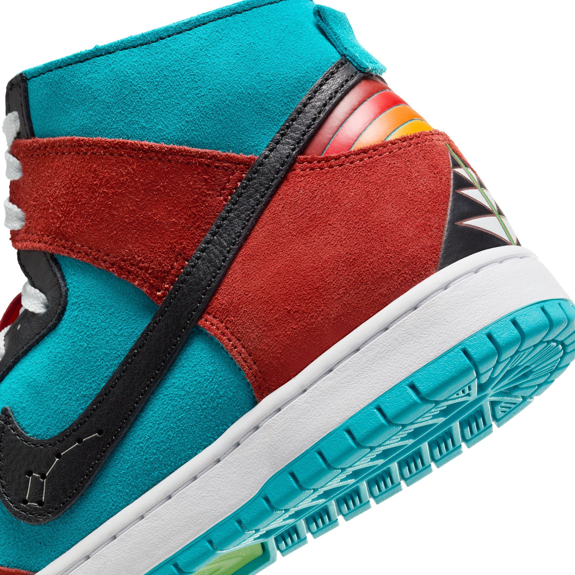 NIKE SB DUNK HIGH DECON - TURQUOISE BLUE/BLACK-RUGGED ORANGE