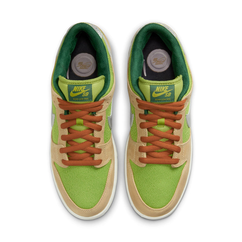 Nike SB Dunk Low Pro - Sesame/Metallic Silver-Pear-Fir