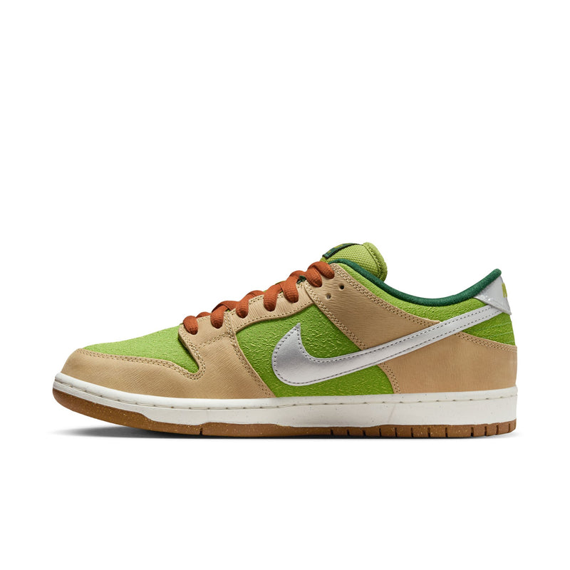 Nike SB Dunk Low Pro - Sesame/Metallic Silver-Pear-Fir