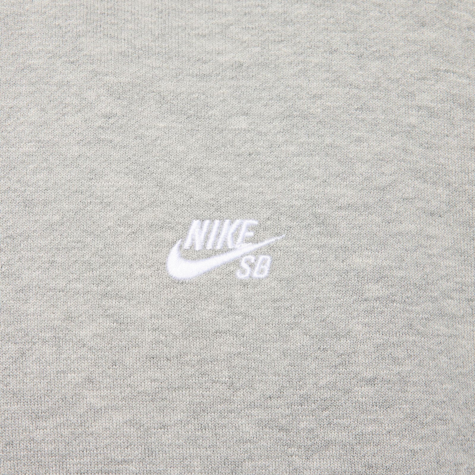 Nike SB Fleece Pullover Skate Hoodie DK GREY HEATHER WHITE Working Class