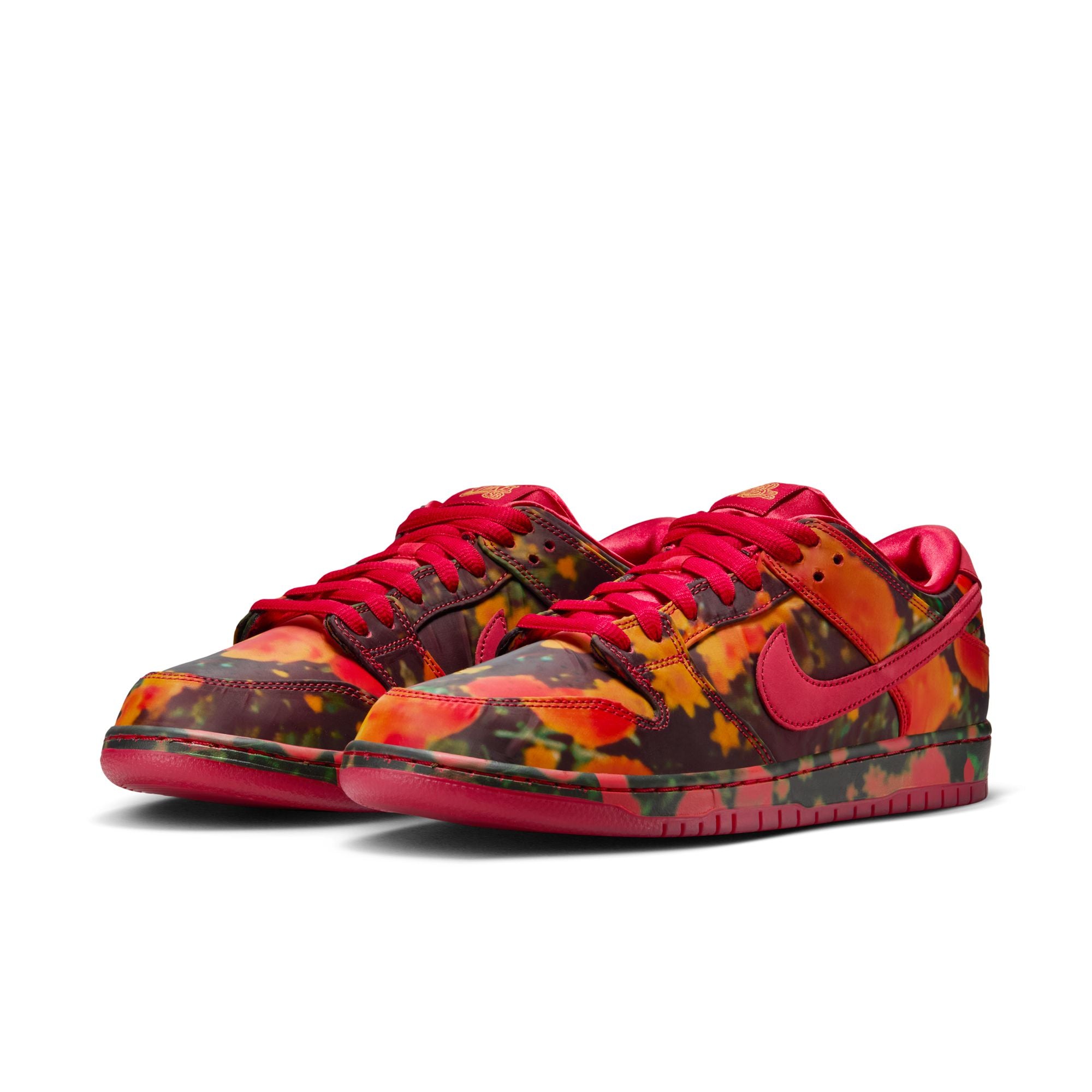 NIKE SB DUNK LOW PRO QS - GYM RED/UNIVERSITY RED-MULTI-COLOR