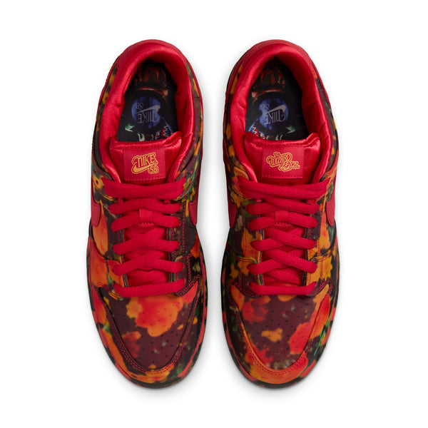 NIKE SB DUNK LOW PRO QS - GYM RED/UNIVERSITY RED-MULTI-COLOR