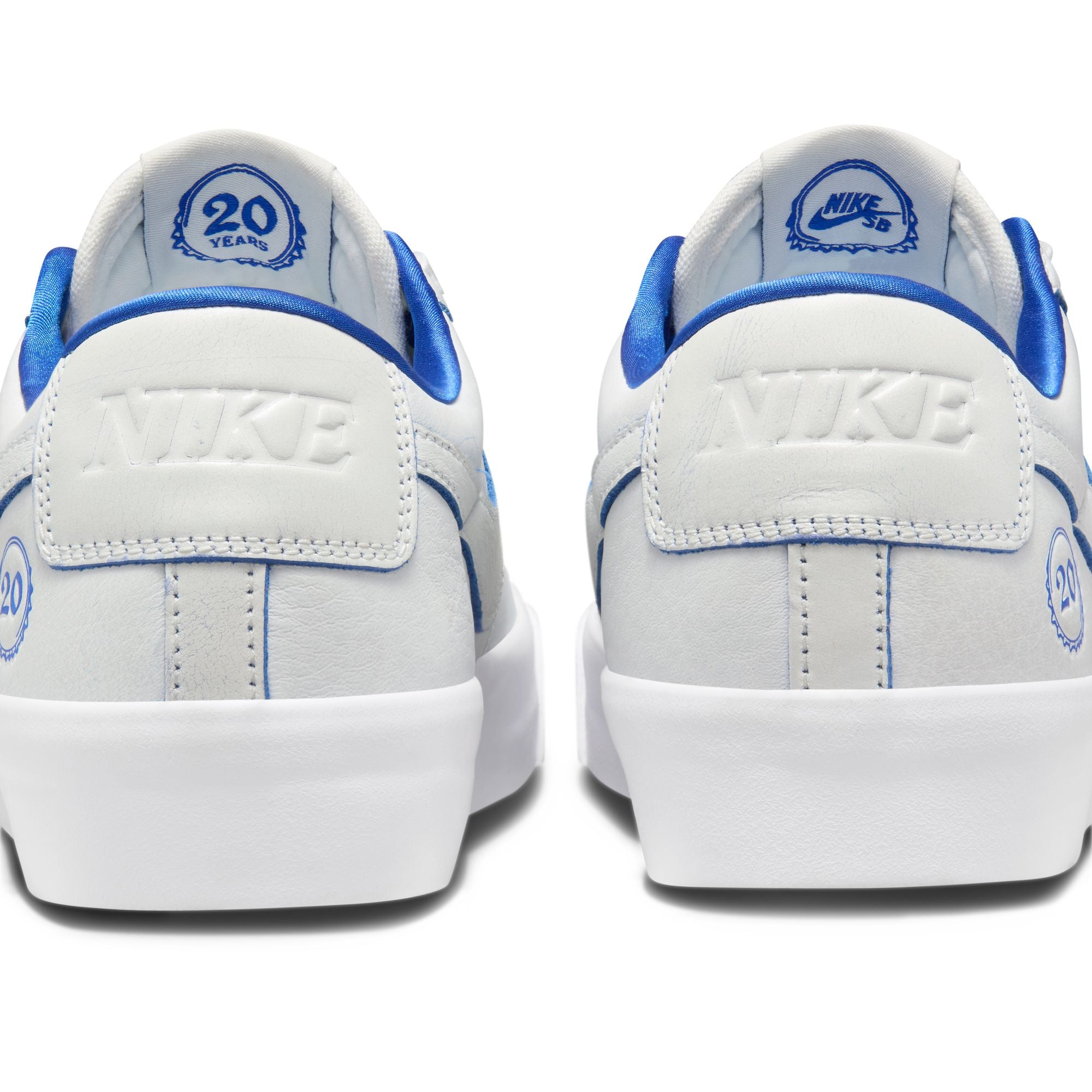 Nike SB Blazer Low Pro GT PRM - Summit White/Game Royal-Summit White