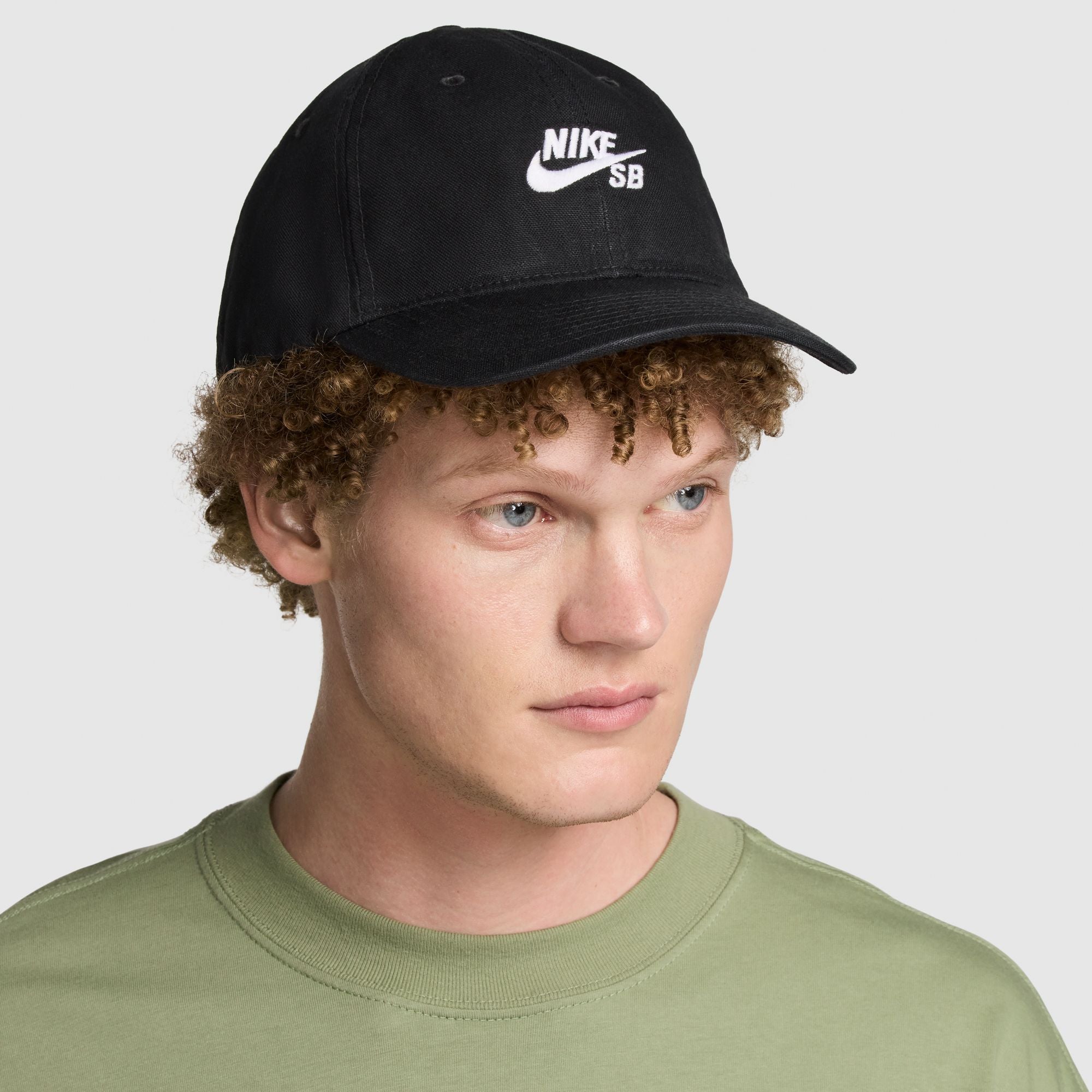 Nike SB Club Unstructured Skate Cap - Black/White